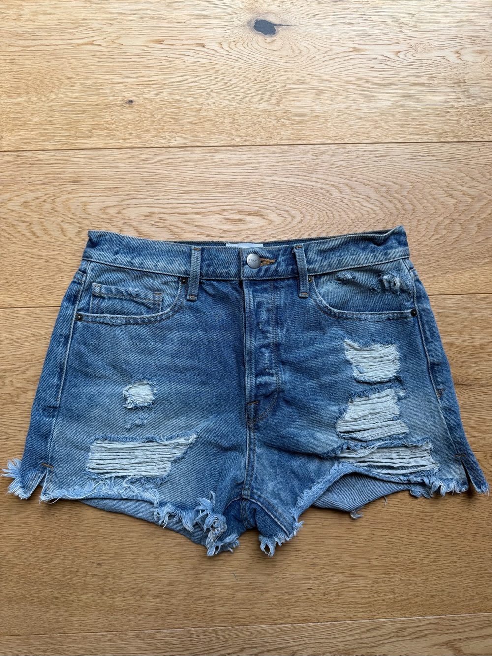 Frame Denim Le Original short Re Release Troubadour - 28 - Picture 5 of 17